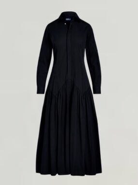 Shirred-Yoke Oxford Shirtdress Polo Ralph Lauren